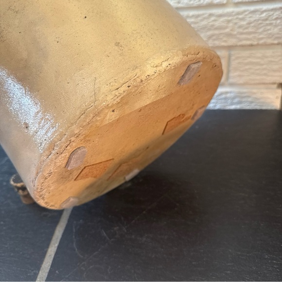 Stoneware Jug- 2 Gal Pegannon & Co WholesaleMontreal Antique 1800's. Cobalt Blue - Picture 7 of 14